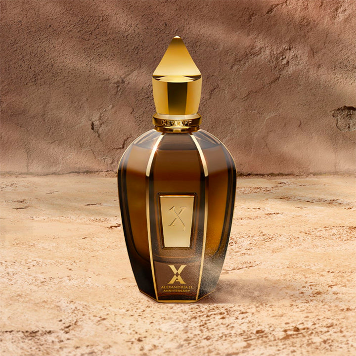 Essayez Alexandria 2 Anniversary de Xerjoff avec un décant Fragsplit de 1 ml à 10 ml, livré en Suisse et en France pour le tester sur la peau.