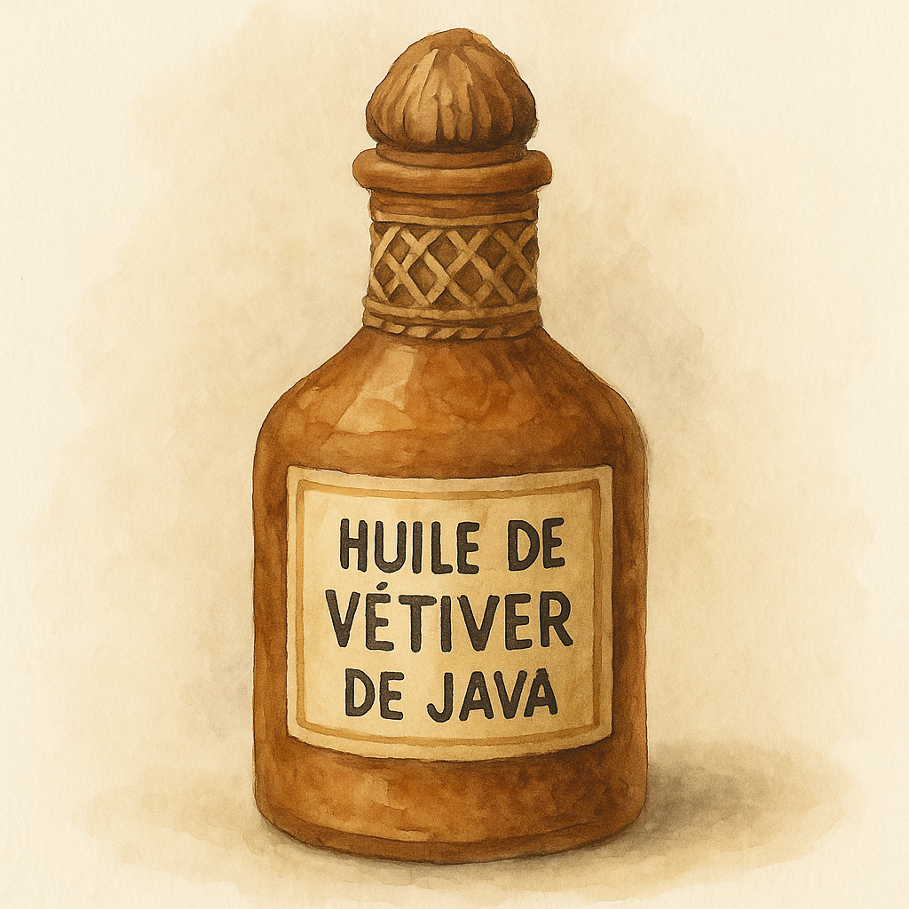 Huile de vétiver de Java