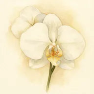 Orchidée blanche